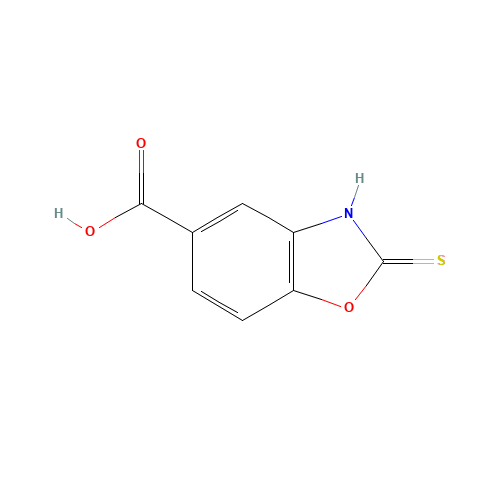 2-Thioxo-2,3-dihydro-1,3-benzoxazole-5-carboxylic acid (CAS: 7341-98-2) - Related Chemical Product