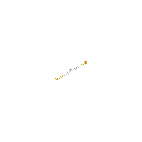 Zirconium silicide (CAS: 12039-90-6) - Chemical Structure and Molecular Formula 