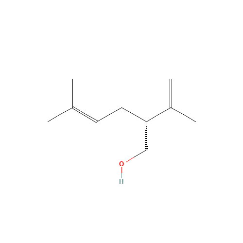 (-)-2-isopropenyl-5-methyl-4-hexen-1-ol (CAS: 498-16-8) - Related Chemical Product