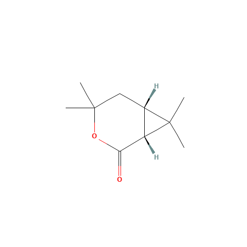 (1R,6S)-4,4,7,7-Tetramethyl-3-oxabicyclo[4.1.0]heptan-2-one (CAS: 14087-70-8) - Related Chemical Product