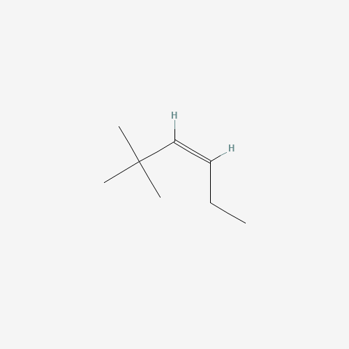 (3Z)-2,2-Dimethylhex-3-en (CAS: 690-92-6) - Chemical Structure and Molecular Formula 