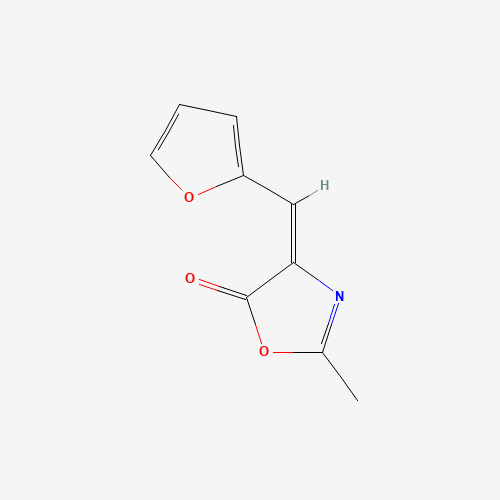 (4E)-4-(2-Furylmethylene)-2-methyl-1,3-oxazol-5(4H)-one (CAS: 36283-06-4) - Chemical Structure and Molecular Formula 