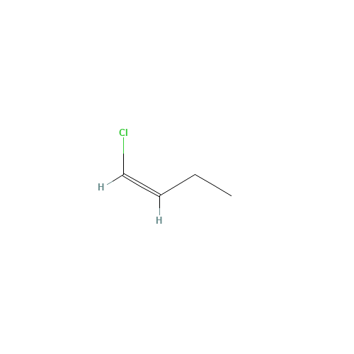(Z)-1-Chloro-1-butene (CAS: 7611-86-1) - Chemical Structure and Molecular Formula 