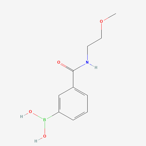 {3-[(2-Methoxyethyl)carbamoyl]phenyl}boronic acid (CAS: 850567-33-8) - Chemical Structure and Molecular Formula 