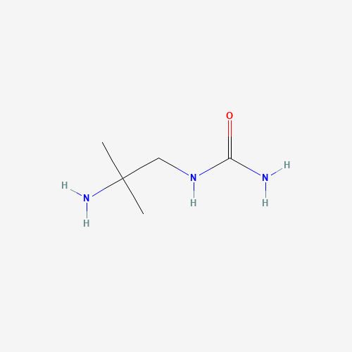 1-(2-Amino-2-methylpropyl)urea (CAS: 87484-83-1) - Chemical Structure and Molecular Formula 
