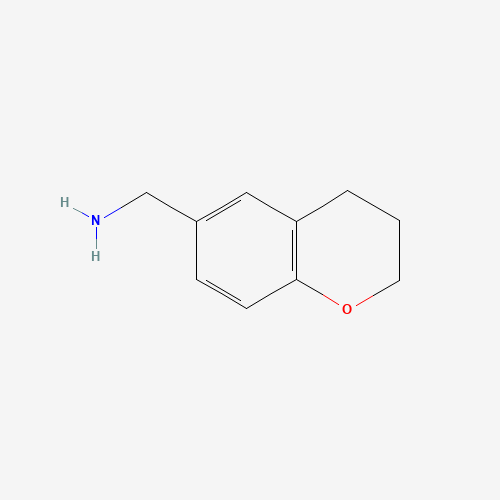 1-(3,4-Dihydro-2H-chromen-6-yl)methanamine (CAS: 55746-21-9) - Chemical Structure and Molecular Formula 