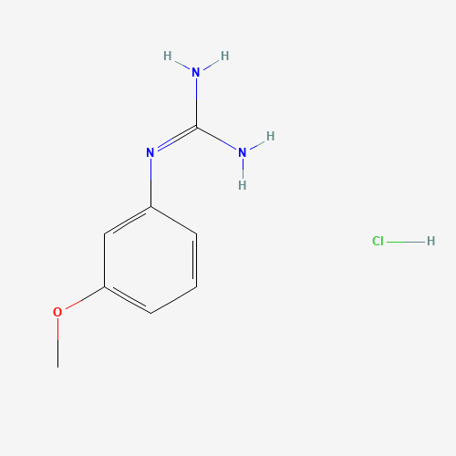1-(3-Methoxyphenyl)guanidin (CAS: 112677-52-8) - Chemical Structure and Molecular Formula 