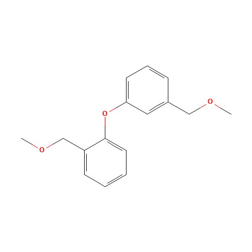 1-(Methoxymethyl)-2-[3-(methoxymethyl)phenoxy]benzene (CAS: 29060-60-4) - Chemical Structure and Molecular Formula 