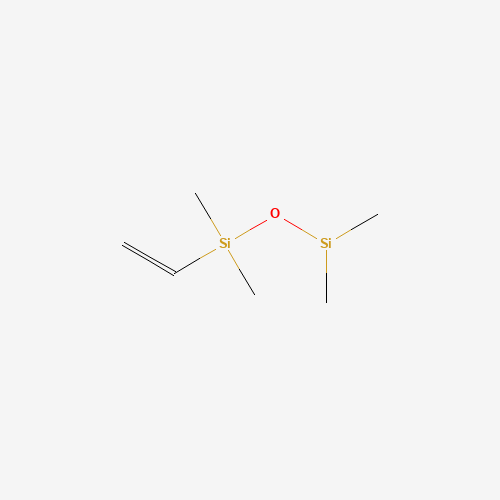 1,1,3,3-Tetramethyl-1-vinyldisiloxane (CAS: 55967-52-7) - Chemical Structure and Molecular Formula 
