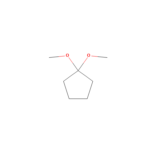 1,1-Dimethoxycyclopentane (CAS: 931-94-2) - Chemical Structure and Molecular Formula 