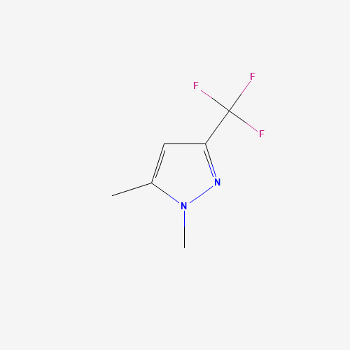 1,5-Dimethyl-3-(trifluoromethyl)-1H-pyrazole (CAS: 79080-31-2) - Chemical Structure and Molecular Formula 