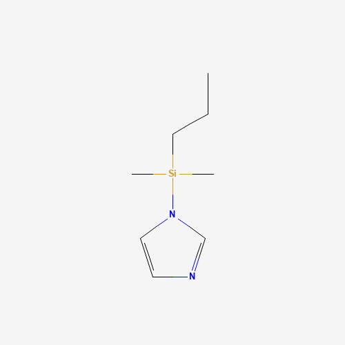 1-[Dimethyl(propyl)silyl]-1H-imidazole (CAS: 62365-35-9) - Chemical Structure and Molecular Formula 
