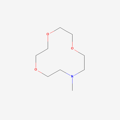 10-methyl-1,4,7-trioxa-10-azacyclododecane (CAS: 69978-45-6) - Chemical Structure and Molecular Formula 