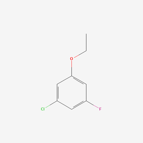 1-Chloro-3-ethoxy-5-fluorobenzene (CAS: 289039-42-5) - Chemical Structure and Molecular Formula 