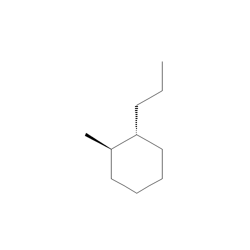 1-methyl-2-propylcyclohexane (CAS: 42806-77-9) - Chemical Structure and Molecular Formula 