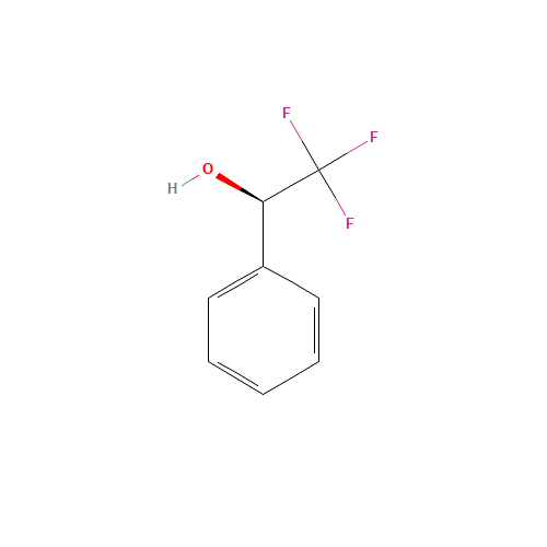 (R)-(−)-α-(Trifluoromethyl)benzyl alcohol (CAS: 10531-50-7) - Chemical Structure and Molecular Formula 