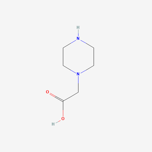 1-Piperazineacetic acid (CAS: 37478-58-3) - Chemical Structure and Molecular Formula 