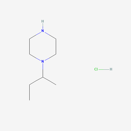 1-sec-Butylpiperazine hydrochloride (1:1) (CAS: 435341-98-3) - Chemical Structure and Molecular Formula 