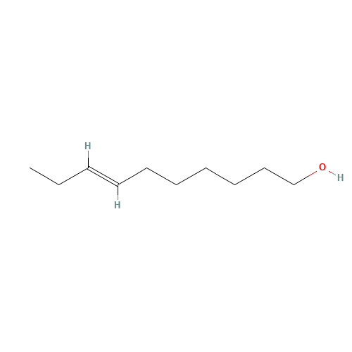 dec-7-en-1-ol (CAS: 52957-12-7) - Chemical Structure and Molecular Formula 