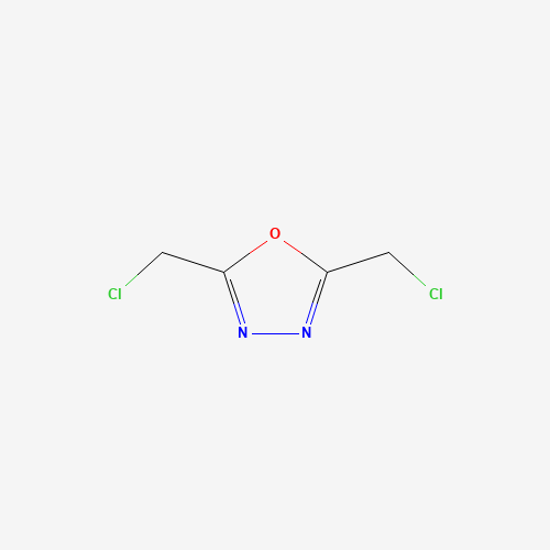 2,5-Bis(chloromethyl)-1,3,4-oxadiazole (CAS: 541540-90-3) - Chemical Structure and Molecular Formula 