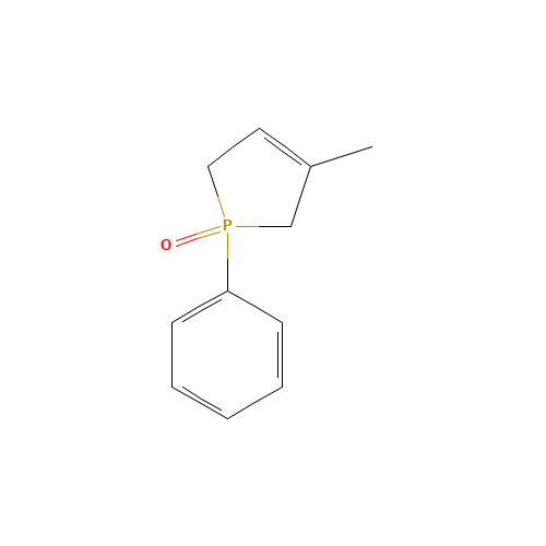 2,5-Dihydro-3-methyl-1-phenylphosphole-1-oxide (CAS: 7564-51-4) - Chemical Structure and Molecular Formula 