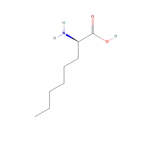 2-Aminooctans?ure (CAS: 106819-03-8) - Chemical Structure and Molecular Formula 
