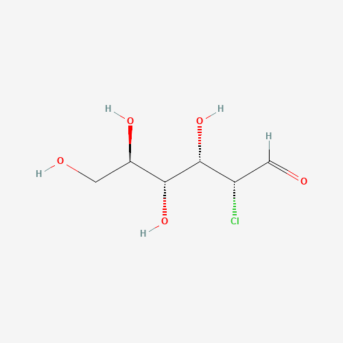 2-Chloro-2-deoxy-D-glucose (CAS: 14685-79-1) - Chemical Structure and Molecular Formula 