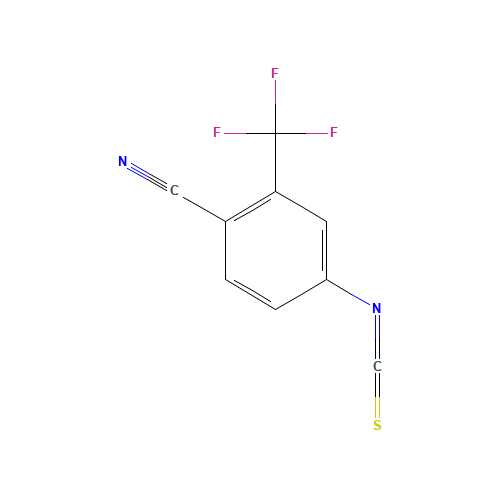 2-fluoro-4-isothiocyanato-1-methylbenzene (CAS: 143782-23-4) - Chemical Structure and Molecular Formula 