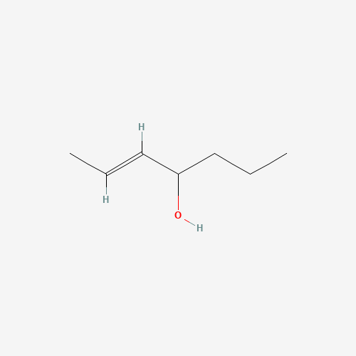 2-Hepten-4-ol (CAS: 4798-59-8) - Chemical Structure and Molecular Formula 