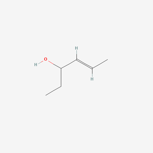 2-Hexen-4-ol (CAS: 4798-58-7) - Chemical Structure and Molecular Formula 