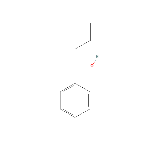 2-Phenyl-4-penten-2-ol (CAS: 4743-74-2) - Chemical Structure and Molecular Formula 