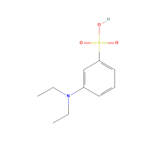 3-(Diethylamino)benzoic acid (CAS: 97-20-1) - Chemical Structure and Molecular Formula 