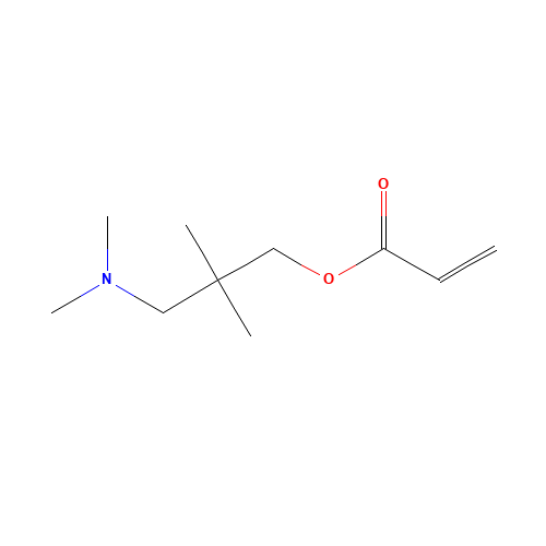 3-(Dimethylamino)-2,2-dimethylpropyl acrylate (CAS: 20166-73-8) - Chemical Structure and Molecular Formula 