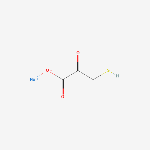 3-mercapto-pyruvic acid (CAS: 10255-67-1) - Chemical Structure and Molecular Formula 