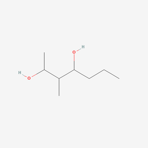 3-Methyl-2,4-heptanediol (CAS: 6964-04-1) - Chemical Structure and Molecular Formula 