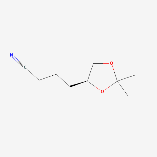 4-[(4S)-2,2-Dimethyl-1,3-dioxolan-4-yl]butanenitrile (CAS: 90472-95-0) - Related Chemical Product