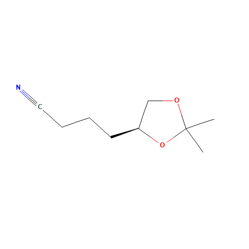 4-[(4S)-2,2-Dimethyl-1,3-dioxolan-4-yl]butanenitrile (CAS: 90472-95-0) - Related Chemical Product