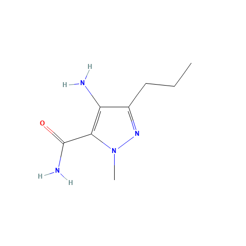 4-Amino-1-methyl-3-N-propyprzole-5-carboxamide (CAS: 19756-62-8) - Related Chemical Product