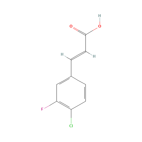 4-Chloro-3-fluorocinnamic acid (CAS: 202982-66-9) - Related Chemical Product