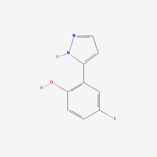 4-Fluoro-2-(1H-pyrazol-3-yl)phenol (CAS: 288401-64-9) - Related Chemical Product
