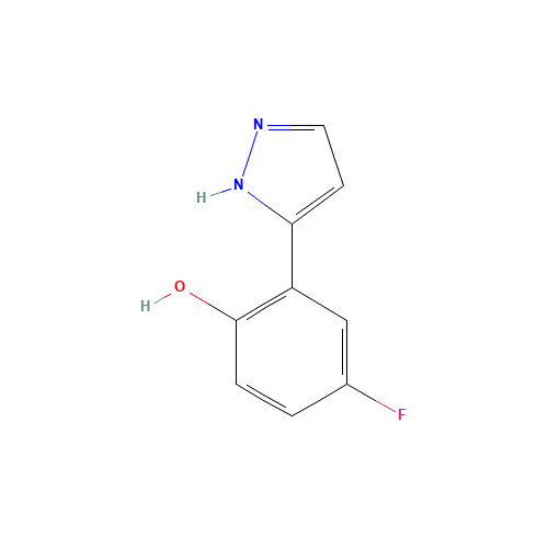 4-Fluoro-2-(1H-pyrazol-3-yl)phenol (CAS: 288401-64-9) - Related Chemical Product