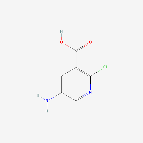 5-Amino-2-chloronicotinic acid chemical structure 5-Amino-2-chloronicotinic acid (CAS: 42959-39-7) - Chemical Structure and Molecular Formula