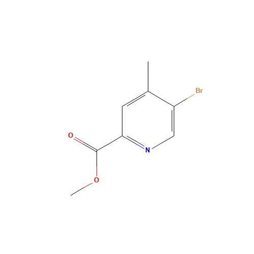5-Bromo-4-methylpyridine-2-carboxylic acid (CAS: 886365-06-6) - Chemical Structure and Molecular Formula 