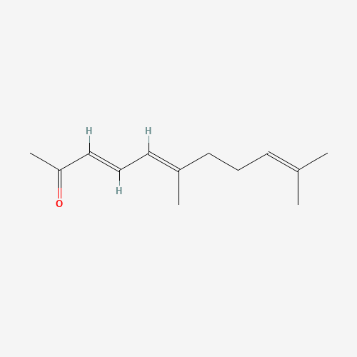 6,10-Dimethylundeca-3,5,9-trien-2-one (CAS: 38237-36-4) - Chemical Structure and Molecular Formula 