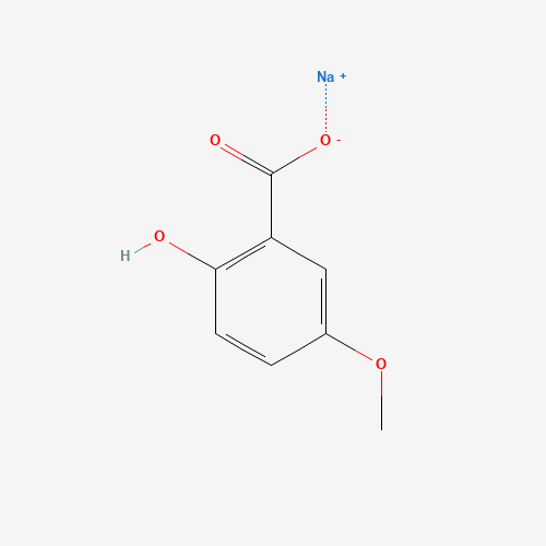 6-hydroxy-m-Anisic acid (CAS: 25832-71-7) - Chemical Structure and Molecular Formula 