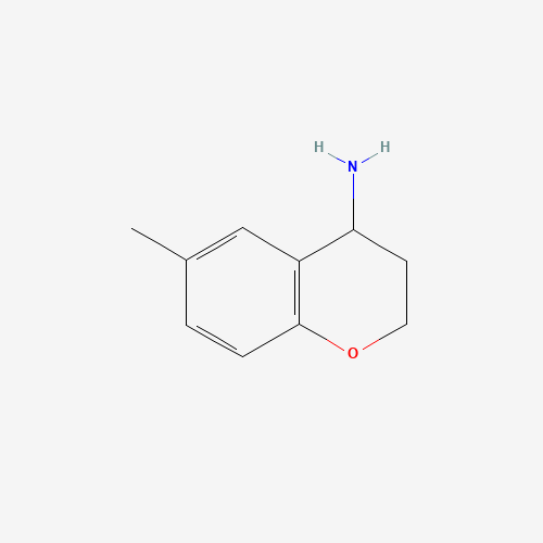 6-methylchroman-4-amine (CAS: 638220-39-0) - Chemical Structure and Molecular Formula 