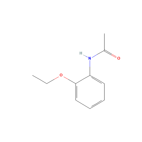 Acetyl-o-phenetidine (CAS: 581-08-8) - Chemical Structure and Molecular Formula 