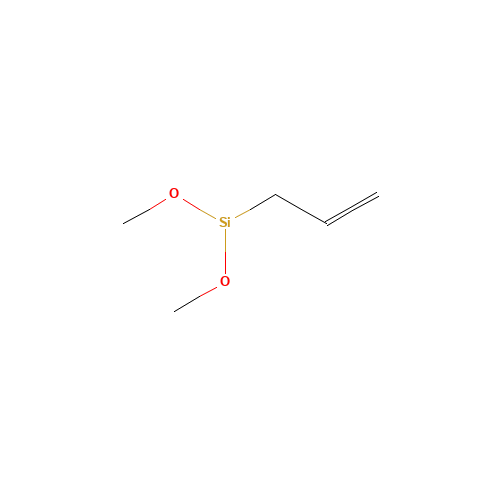Allyl(dimethoxy)silane (CAS: 18147-35-8) - Chemical Structure and Molecular Formula 