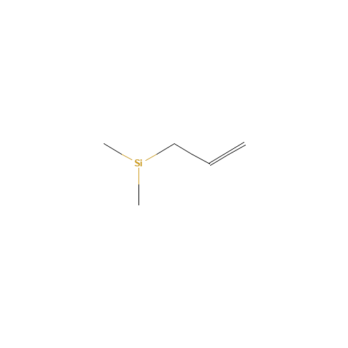 allyldimethylsilane (CAS: 3937-30-2) - Chemical Structure and Molecular Formula 