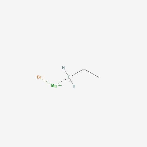 Bromo(propyl)magnesium (CAS: 927-77-5) - Chemical Structure and Molecular Formula 